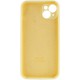 Чохол Silicone Case Full Camera Protective (AA) для Apple iPhone 14 (6.1") Жовтий / Mellow Yellow