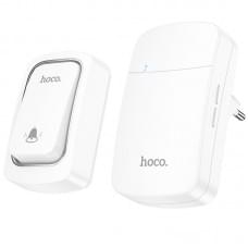 Дверний звонок Hoco HI26 EcoBell self-powered wireless doorbell White