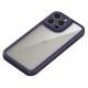 TPU чохол Transparent + Colour 1,5mm для Apple iPhone 15 Pro (6.1") Purple