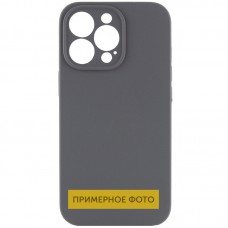 Чохол Silicone Case Full Camera Protective (AA) NO LOGO для Apple iPhone 16 (6.1") Сірий / Dark Gray