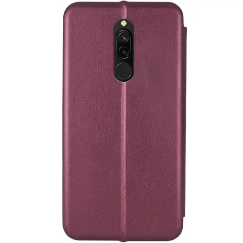 Шкіряний чохол-книжка Classy для Xiaomi Redmi 8 Бордовий