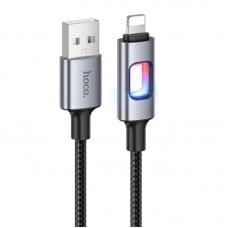 Дата кабель Hoco U144 New USB to Lightning 2.4A (1.2m) Black Дата кабель Hoco U144 New USB to Lightning 2.4A (1.2m) Black