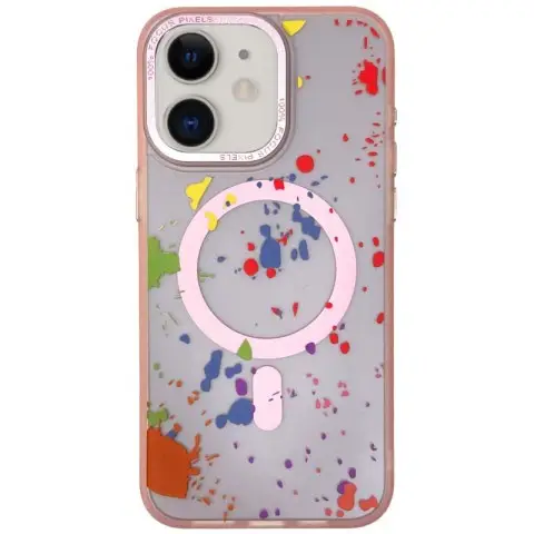 Чохол TPU+PC Flush with MagSafe для Apple iPhone 11 (6.1") Baby pink