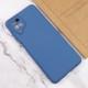Чохол TPU GETMAN Liquid Silk Full Camera для Samsung Galaxy A12 Синій / Navy Blue
