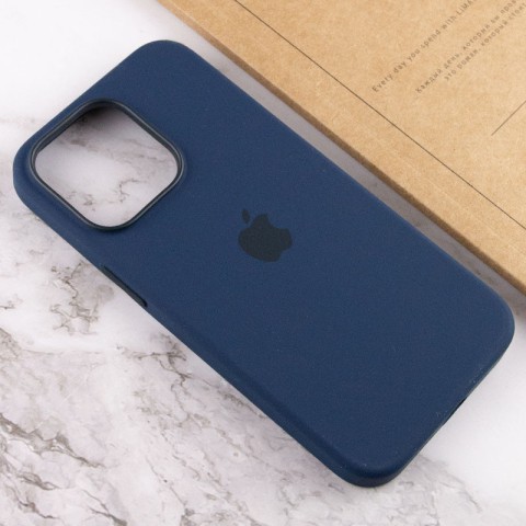 Чохол Silicone case (AAA) with Magsafe and Animation для Apple iPhone 13 Pro (6.1") Синій / Abyss Blue