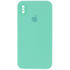 Чехол Silicone Case Square Full Camera Protective (AA) для Apple iPhone XS Max (6.5")