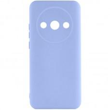 Чохол TPU GETMAN Liquid Silk Full Camera для Xiaomi Redmi A3 Бузковий / Light purple