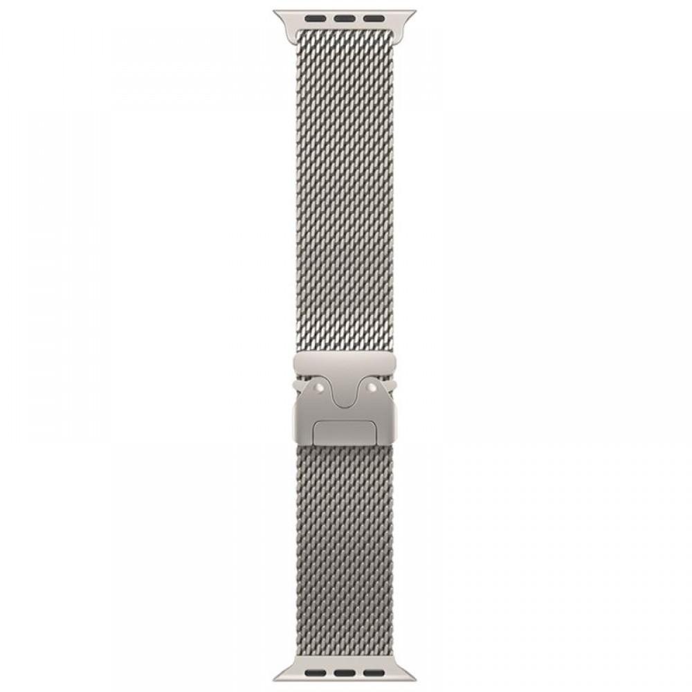 Ремінець Hoco WA33 Original series umbrella buckle Milanese steel strap для Apple watch 44/45/46/49mm Original Color