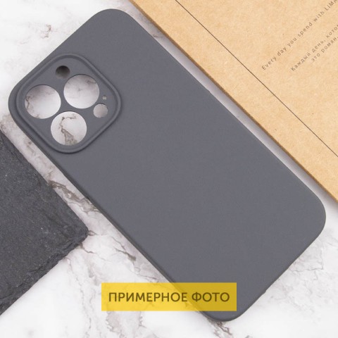 Чохол Silicone Case Full Camera Protective (AA) NO LOGO для Apple iPhone 16 Plus (6.7") Сірий / Dark Gray