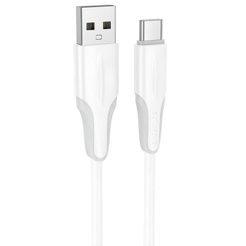Дата кабель Borofone BX119 New USB to Type-C 3A (1m) White