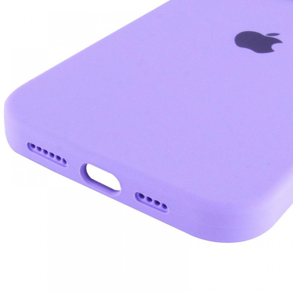 Чохол Silicone Case Full Protective (AA) для Apple iPhone 17 Pro (6.3") Бузковий / Dasheen