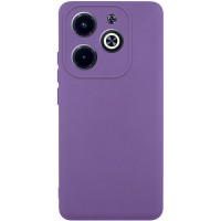 Чохол TPU GETMAN Liquid Silk Full Camera для Infinix Hot 40i Фіолетовий / Amethyst