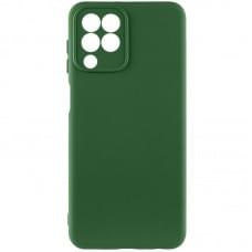 Чохол TPU GETMAN Liquid Silk Full Camera для Samsung Galaxy M33 5G Зелений / Dark green