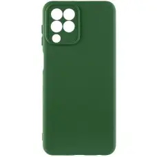 Чохол TPU GETMAN Liquid Silk Full Camera для Samsung Galaxy M33 5G Зелений / Dark green