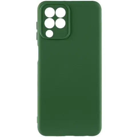 Чохол TPU GETMAN Liquid Silk Full Camera для Samsung Galaxy M33 5G Зелений / Dark green