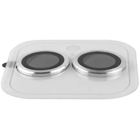 Захисне скло Metal Classic на камеру (у упак.) для Apple iPhone 17 (6.3") Срібний / Silver