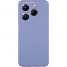 Силіконовий чохол Candy Full Camera для Infinix Hot 40 Блакитний / Mist blue