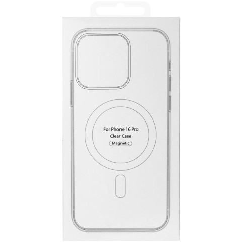 TPU+PC чохол Clear Garden with MagSafe для Apple iPhone 16 Pro (6.3") Blue Blossom