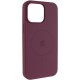 Чохол Silicone Case Full Protective (AA) V2 with MagSafe для Apple iPhone 11 Pro Max (6.5") Бордовий / Plum