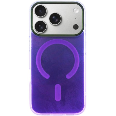 Чохол TPU Shiny Mountain (MagFit) для Apple iPhone 17 Pro (6.3") Purple