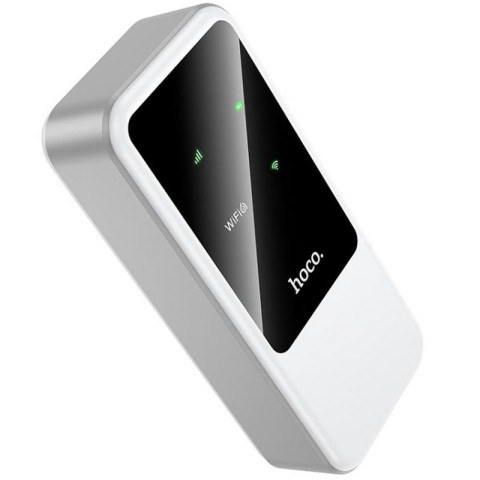 Портативний модем WiFi роутер Hoco HI42 150Mbps (Micro SIM) 2000 mAh White