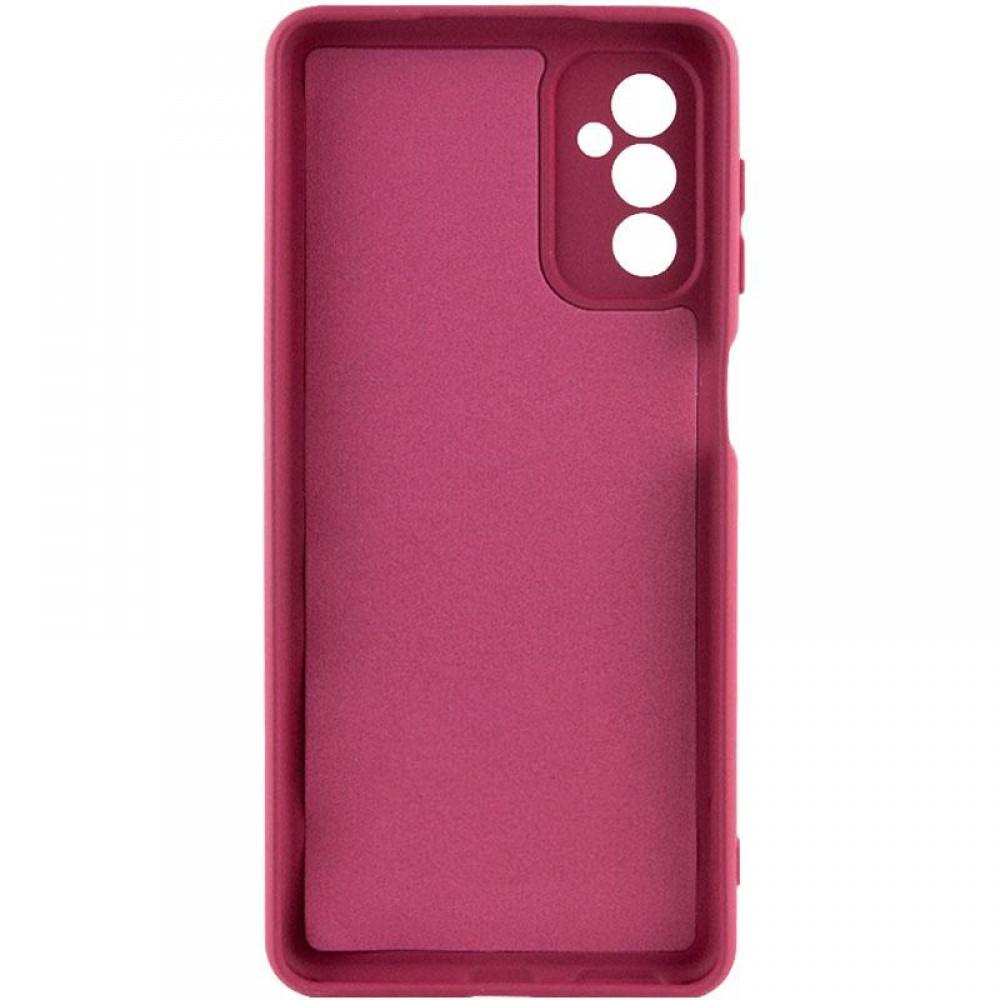 Чохол TPU GETMAN Liquid Silk Full Camera для Samsung Galaxy M34 5G Бордовий / Marsala