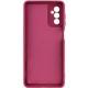 Чохол TPU GETMAN Liquid Silk Full Camera для Samsung Galaxy M34 5G Бордовий / Marsala