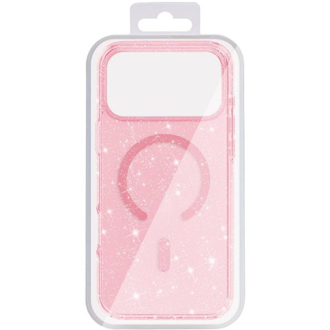 Чохол TPU Eclipse Sparkle (MagFit) для Apple iPhone 17 Pro (6.3") Pink
