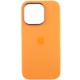 Чохол Silicone Case Metal Buttons (AA) для Apple iPhone 14 Pro (6.1") Помаранчевий / Marigold
