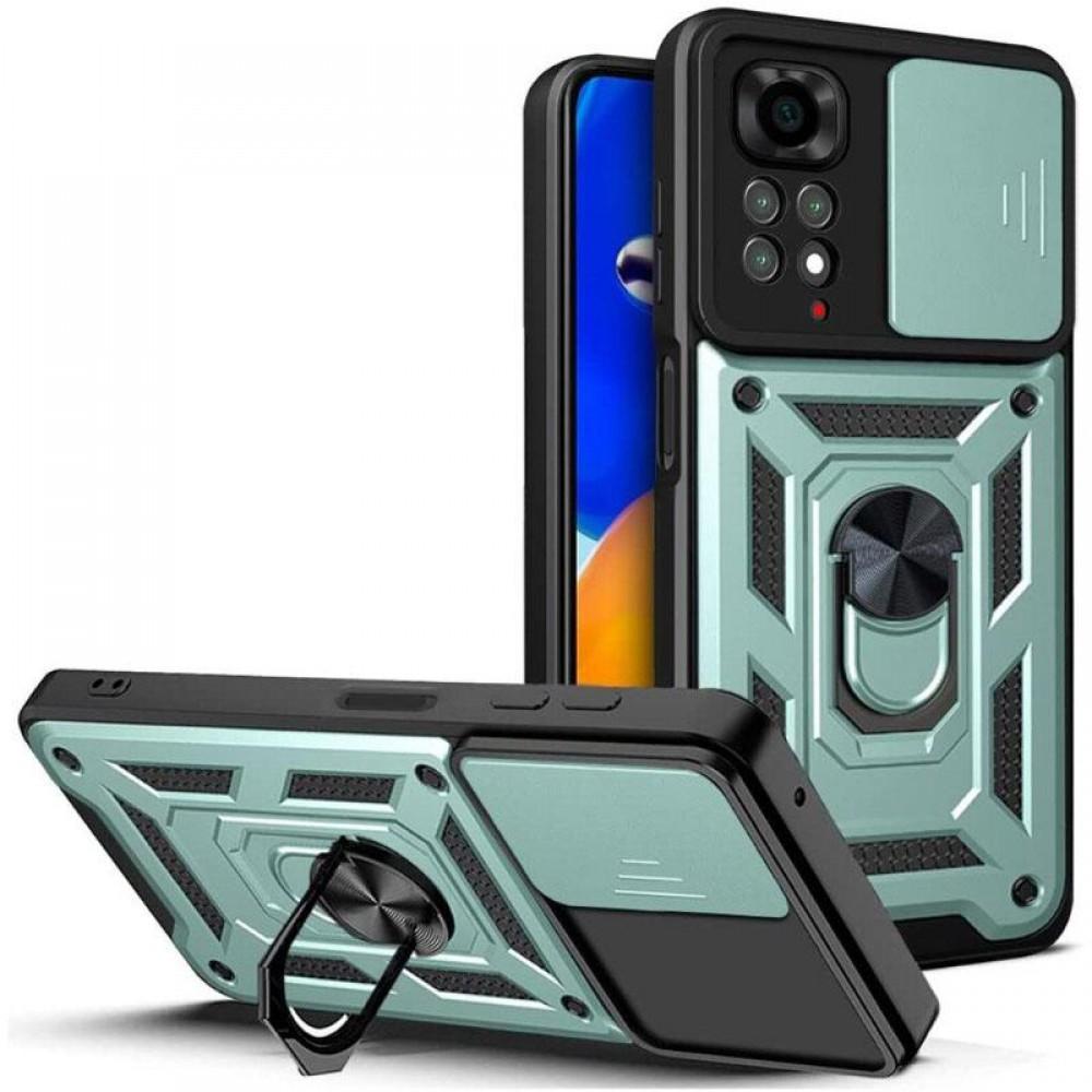 Чохол Ummi Camshield Serge Ring для Xiaomi Redmi Note 11 (Global) / Note 11S Зелений