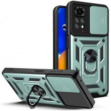 Чохол Ummi Camshield Serge Ring для Xiaomi Redmi Note 11 (Global) / Note 11S Зелений