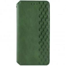 Шкіряний чохол книжка GETMAN Cubic (PU) для Oppo A58 4G Зелений