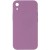 Silicone Case Square Full Camera Protective (AA) NOLOGO для Apple iPhone XR (6.1") Ліловий / Lilac Pride