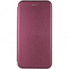 Шкіряний чохол-книжка Classy для Samsung Galaxy S20 FE Бордовий