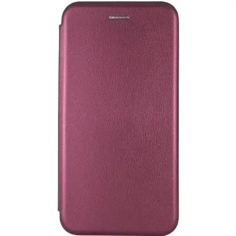 Шкіряний чохол-книжка Classy для Samsung Galaxy S20 FE Бордовий