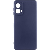 Чохол Silicone Cover Ummi Lakshmi Full Camera (AA) для Motorola Moto G85 Синій / Midnight Blue