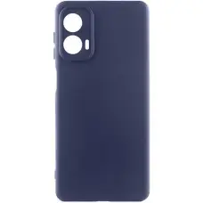 Чохол Silicone Cover Ummi Lakshmi Full Camera (AA) для Motorola Moto G85 Синій / Midnight Blue