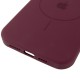 Чохол Silicone Case Full Protective (AA) V2 with MagSafe для Apple iPhone 11 Pro Max (6.5") Бордовий / Plum