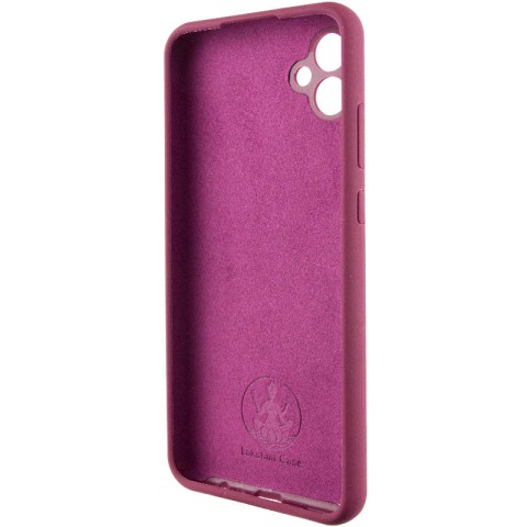 Чохол Silicone Cover Lakshmi Full Camera (AAA) для Samsung Galaxy A04e Бордовий / Plum
