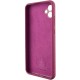 Чохол Silicone Cover Lakshmi Full Camera (AAA) для Samsung Galaxy A04e Бордовий / Plum