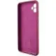 Чохол Silicone Cover Lakshmi Full Camera (AAA) для Samsung Galaxy A04e Бордовий / Plum
