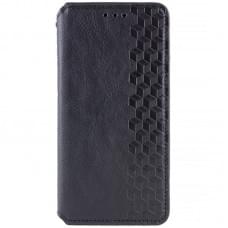 Шкіряний чохол-книжка GETMAN Cubic (PU) для Apple iPhone 13 Pro Max (6.7") Чорний