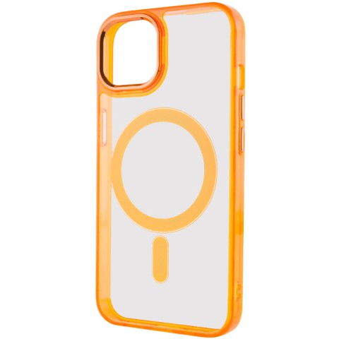 Чохол TPU Iris with MagSafe для Apple iPhone 12 Pro Max (6.7") Помаранчевий