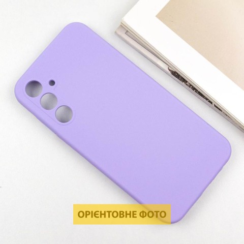 Чохол Silicone Cover Lakshmi Full Camera (AAA) для Samsung Galaxy S25 Edge Бузковий / Dasheen