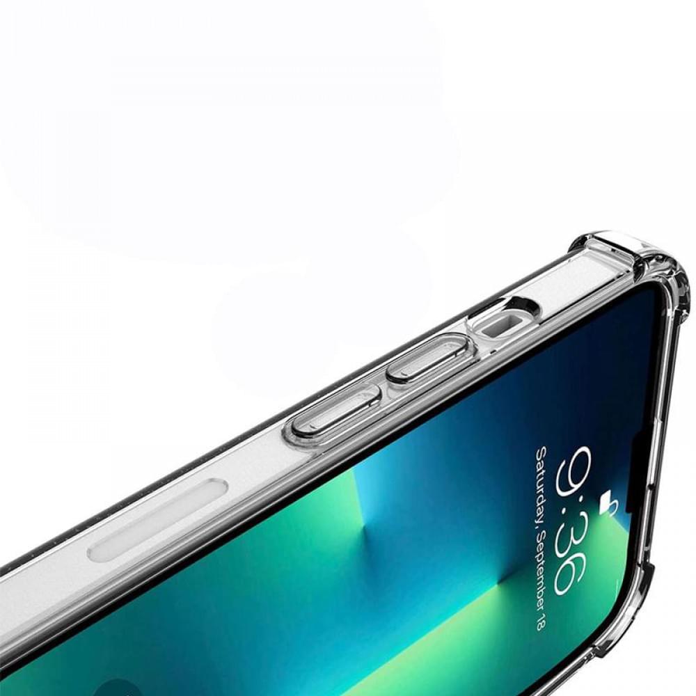 TPU чохол GETMAN Ease logo посилені кути для Apple iPhone 17 (6.3") Безбарвний (прозорий)