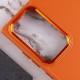 TPU чохол Bonbon Metal Style для Samsung Galaxy S24 Ultra Помаранчевий / Papaya