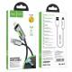 Дата кабель Hoco U123 Regent colorful 2.4A USB to Lightning (1.2m) Black