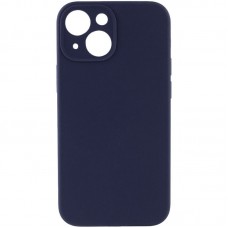 Чохол Silicone Case Full Camera Protective (AA) NO LOGO для Apple iPhone 13 (6.1") Темно-синій / Midnight blue