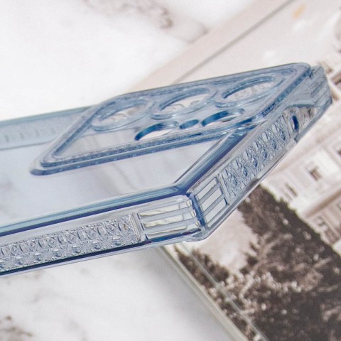 Чохол TPU Starfall Clear для Samsung Galaxy S23 Ultra Блакитний