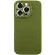 Чохол Silicone Case Full Camera Protective (AA) NO LOGO для Apple iPhone 13 Pro (6.1") Зелений / Dark Olive